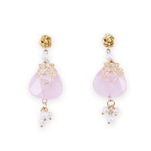 Rosy love delicate gem drops