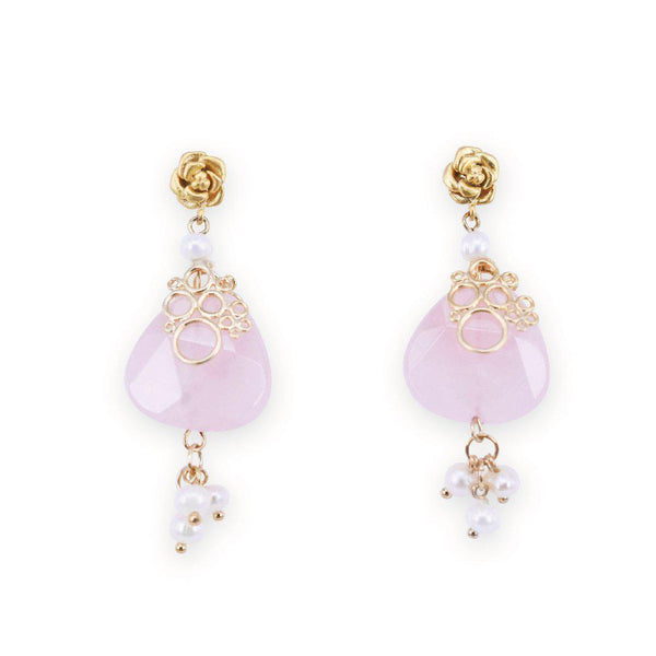 Rosy love delicate gem drops