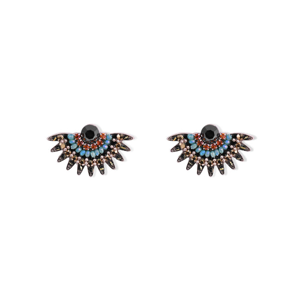 Amerindian Eagle Feather Earrings