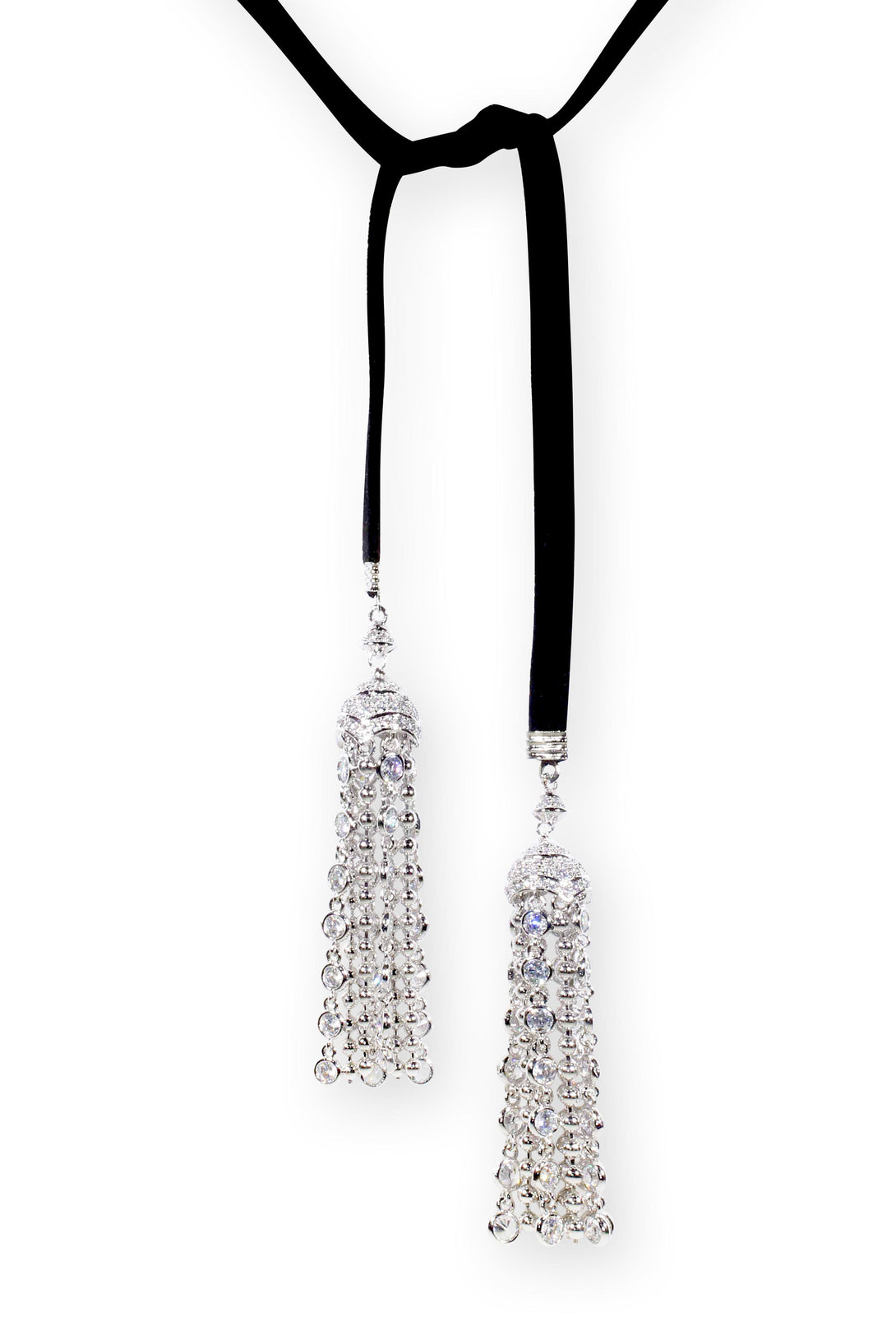 Mysteriously Beautiful Tassel Lariat Necklace