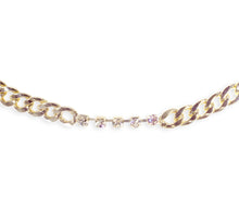 Crystal Gemstone Chained Choker