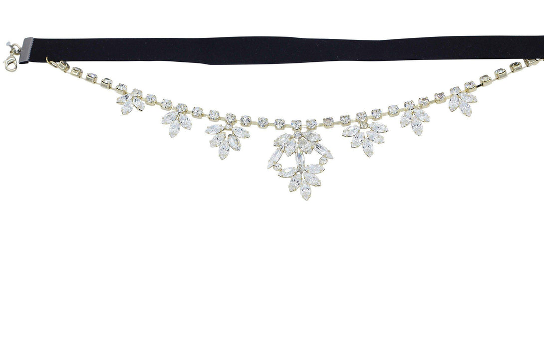 Gold chain choker