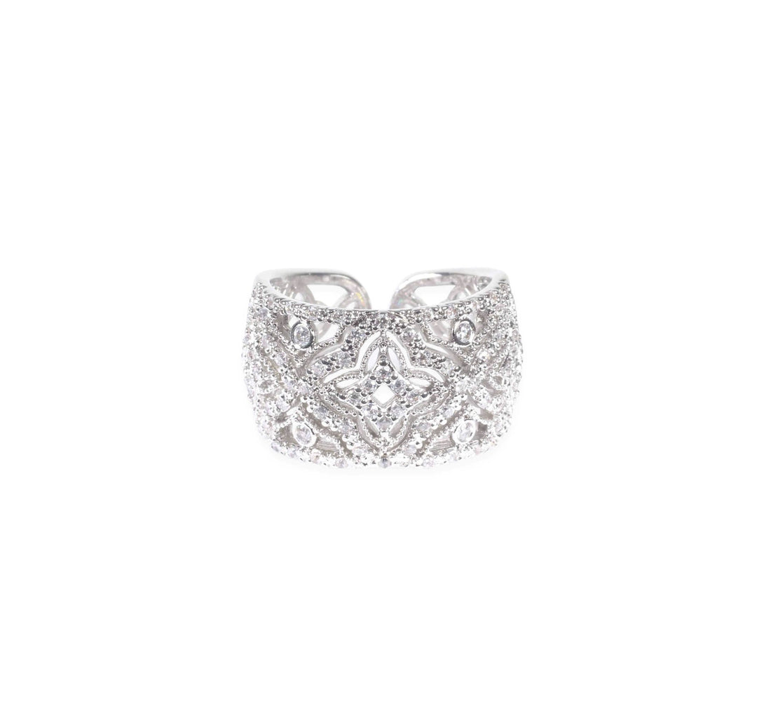 Fearless silver ring
