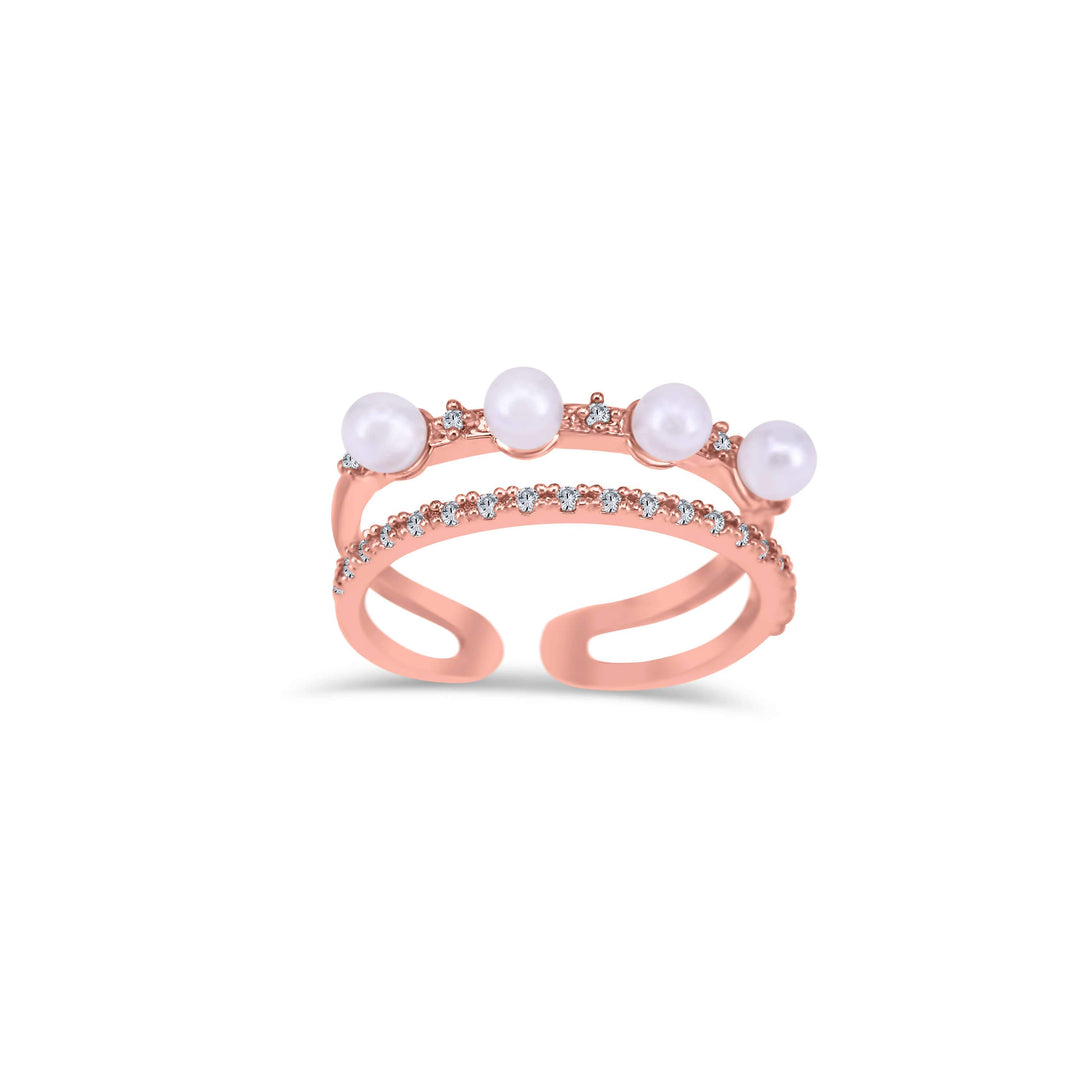 Queen’s Gold Pearl Ring