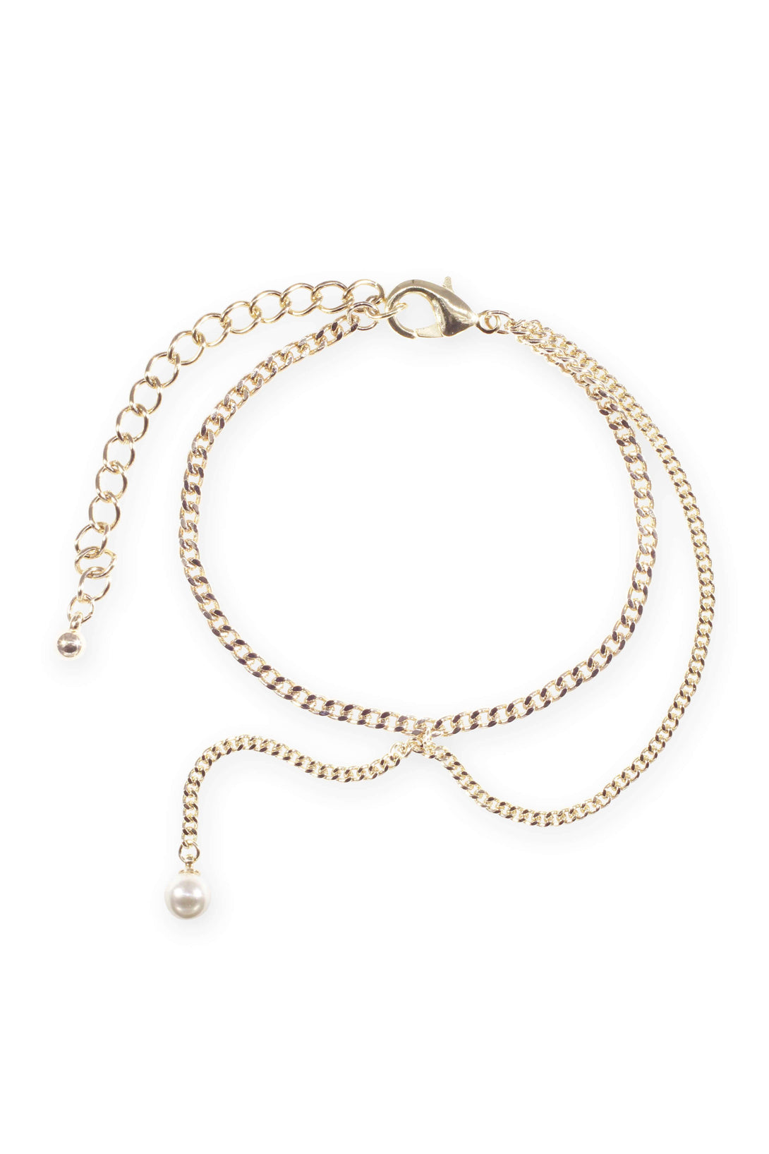 Spotless White Pearl Clasp Bracelet
