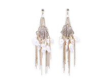 Designer collection golden crystal drops