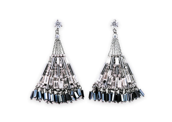 Fashion queen sparkling crystal drops