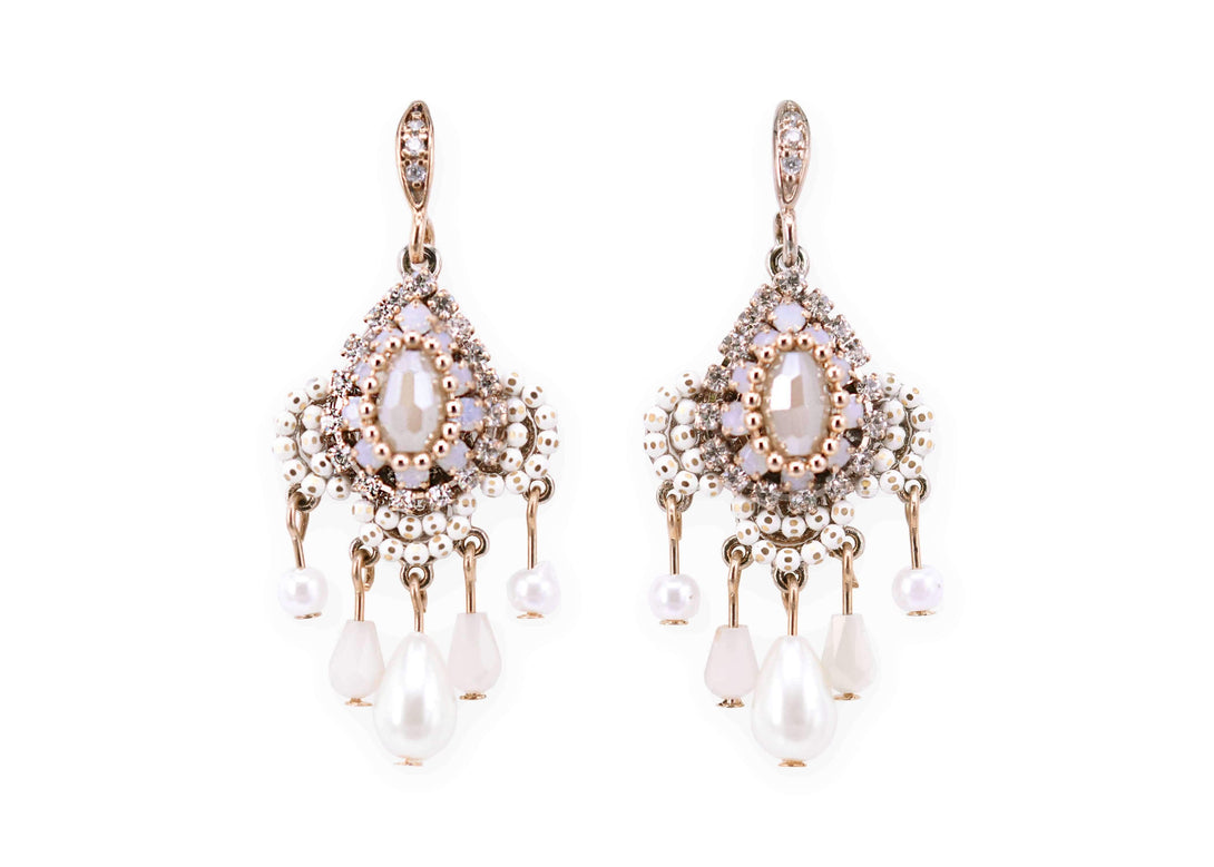 Vintage style deluxe crystal drops