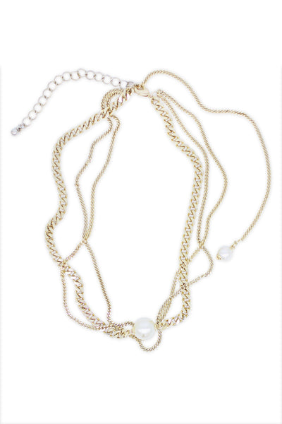 Gorgeous Style Pearl Clasp Necklace