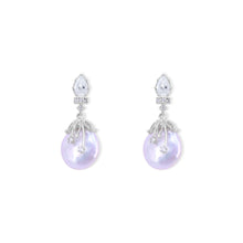 Brilliance Set Pearl Style Drops In Sterling Silver